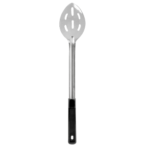 158-5774 Stainless Steel Serving Spoon, Plastic Handle 15" Slotted