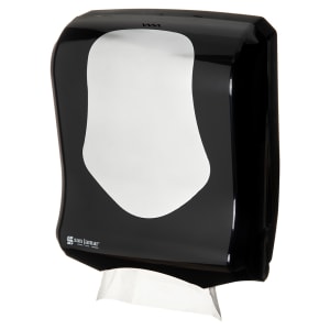 094-T1770BKSS Wall Mount Paper Towel Dispenser w/ (500) Multifold Capacity - Plastic, Black/Stain...