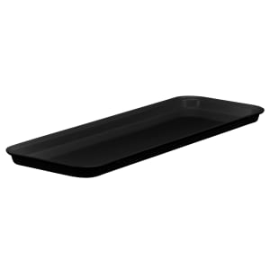 144-10302MT110 Rectangular Market Display Tray - 10 7/16" x 30" x 2", Black