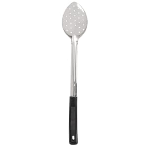 158-5772 Stainless Steel Serving Spoon, Plastic Handle 15" Perforated