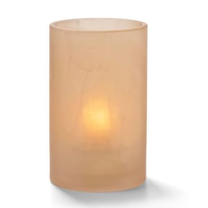 461-44017SCA Wysp Lamp w/ Cylinder Style, 4 19/30" x 2 7/8", Glass, Amber Satin Crystal