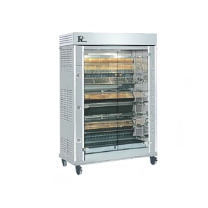 481-GF13758GSSNG Gas 8 Spit Commercial Rotisserie w/ 48 Bird Capacity, Natural Gas