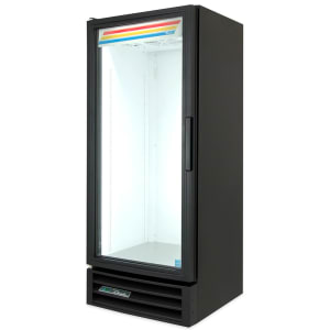 True GDM-12-HC~TSL01 24 7/8&quot; GDM Series One Section Glass Door Merchandiser - (1) Left Hinge Door, Black, 115v