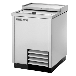 598-TD247S 24" Forced Air Bottle Cooler - Holds (108) 12 oz Bottles, Lid Locks,115v