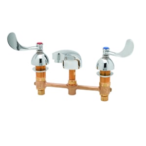 064-B2990WH4 Deck Mount Lavatory Faucet w/ 4" Wrist Action Handles