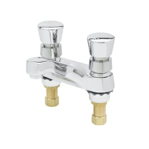 064-B0831 Deck Mount Single Metering Faucet w/ Push Button Handles