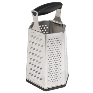 177-746877 6 Sided Box Grater w/ Surface Glide Technology & Ginger Grater