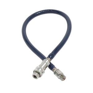 064-HW4C48VB 48" Water Connector Hose w/ Quick Disconnect - Stainless Steel, 1/2" NPT