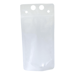 229-10683 32 oz To Go Beverage Pouch - Polyethylene, Clear