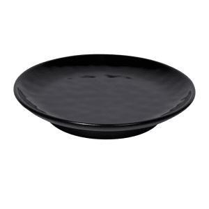 701-D7006B 6" Round Melamine Dessert Plate, Black