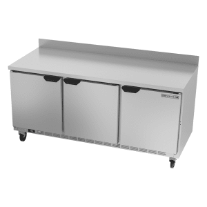 118-WTR72AHC 72" Worktop Refrigerator w/ (3) Section, 115v