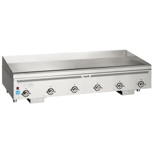207-VCCG72ISLP 72" Gas Griddle w/ Thermostatic Controls - 1" Steel Plate, Liquid Propane