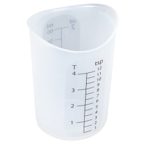 Anchor 92027L6 16 oz Triple Pour Embossed Measuring Cup, Crystal