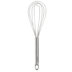 177-74697011 10" Silicone Flat Whisk, Frosted