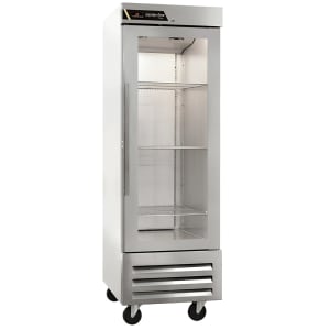 206-CLBM23RHGR 27" One Section Reach In Refrigerator, (2) Right Hinge Glass Doors, 115v