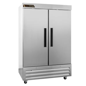 206-CLBM49FFSLR 54" Two Section Reach In Freezer, (2) Solid Doors, 115v