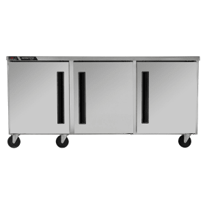 206-CLUC72RSDLLL 72" W Undercounter Refrigerator w/ (3) Sections & (3) Doors, 115v