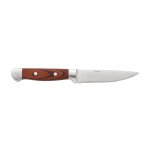 324-B907KSSFW 10 1/4" Steak Knife with Stainless Blade & Wood Handle, Ionian Pattern