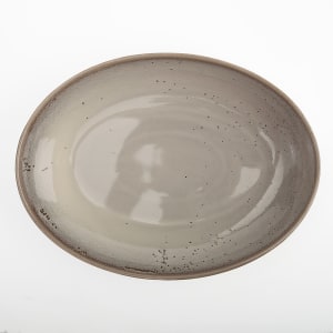 324-F1493015789 52 oz Oval Terra Verde Bowl - Porcelain, Natural