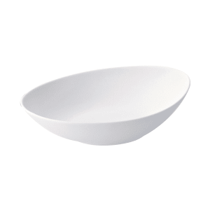 324-L5750000758 26 oz Oval Stage Soup Bowl - Porcelain, Warm White