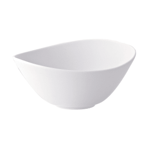 324-L5750000761 8 1/2 oz Free Form Stage Bowl - Porcelain, Warm White