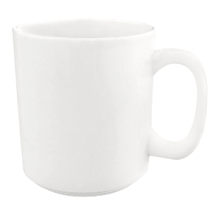 324-L5800000567 8 1/2 oz Verge Mug - Porcelain, Warm White