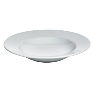 324-L5803050790 24 1/4 oz Round Ivy Flourish Pasta Bowl - Porcelain, Bright White