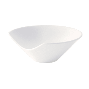 324-L6050000753 1 3/4 oz Round Zen Fusion Bowl - Porcelain, Warm White