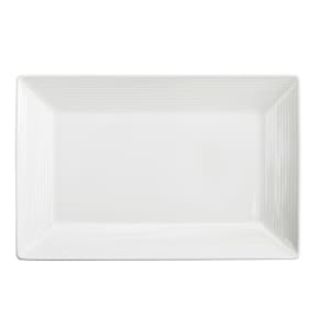 324-L6600000350R 10 3/8" Rectangular Platter - Porcelain, Warm White