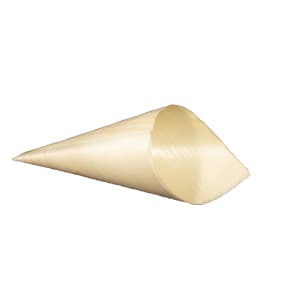 524-VTCN03 3" Disposable Wooden Serving Cone