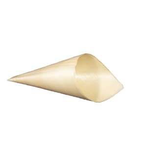 524-VTCN08 8" Disposable Wooden Serving Cone