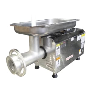 248-PSE32HDSS Bench Style Meat Grinder w/ 990 lb Capacity/hr - Gear Driven, 3 HP, 220v/1ph