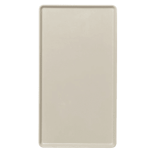 144-1222D538 Rectangular Dietary Tray - For Patient Feeding, 12" x 22", Cottage White