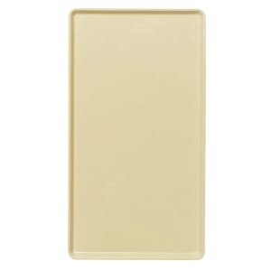 144-1520D536 Rectangular Dietary Tray - For Patient Feeding, 15" x 20 3/16", Lemon Chiffon