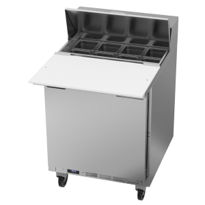 118-SPE27HCCB 27" Hydrocarbon Series Sandwich/Salad Prep Table w/ Refrigerated Base, 115v