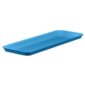 144-1230MT142 Rectangular Market Display Tray - 12 7/16" x 30" x 3/4", Blue