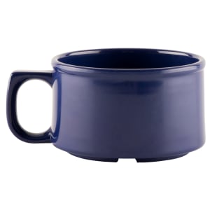 284-BF080CB 4" Round Soup Mug w/ 11 oz Capacity, Melamine, Blue