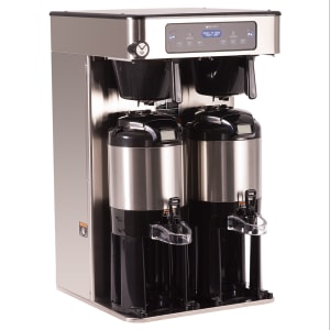 021-532000101 Twin Infusion Series Tall Coffee Brewer for ThermoFresh Servers - Stainless, 120-24...