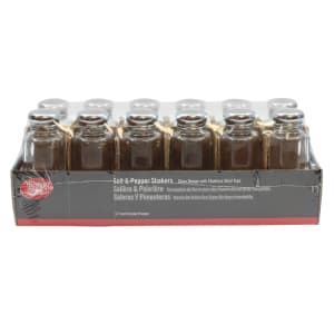 229-C15512 Salt / Pepper Shaker, 2 oz, Glass, SS Top