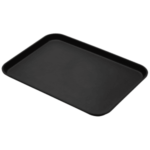 144-1826CT110 Rectangular Camtread Serving Tray - 17 13/16x25 11/16", Fiberglass, Black Satin