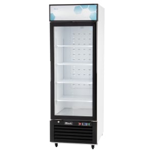 338-C23RMHC 27" Competitor Series® One Section Glass Door Merchandiser - (1) Right Hinge Door, White, 115v