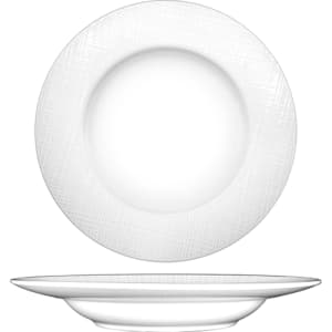 129-DR120 24 oz Round Dresden™ Pasta Bowl - Porcelain, Bright White