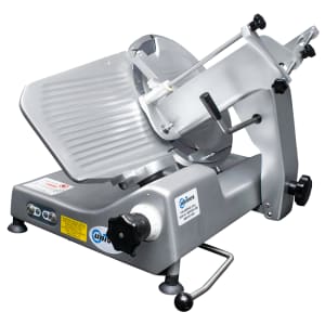 Waring WCS300SV Manual Meat & Cheese Commercial Slicer w/ 12 Blade, Belt Driven, Aluminum, 1 HP, Metallic, 120 V