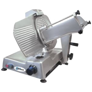 071-6612M115 Manual Meat & Cheese Slicer w/ 12" Blade, Belt Driven, Aluminum, 1/2 hp