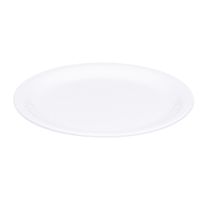 701-B714PLW 7 1/4" Round Melamine Salad Plate, White