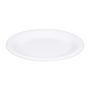 701-B586PLW 6 1/2" Round Melamine Dessert Plate, White