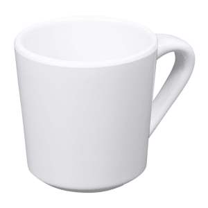 Gobelet mug réutilisable PP - 25 cl - 10 Oz noir x 250 Firplast