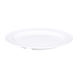 701-B612RW 6 1/2" Round Melamine Dessert Plate, White
