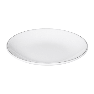 701-D1107LW 7" Round Melamine Salad Plate, White