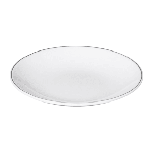 701-D1106LW 6 1/4" Round Melamine Dessert Plate, White